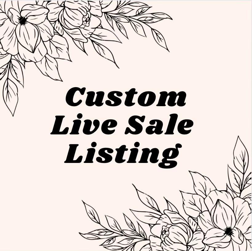 Custom Live Sale Listings