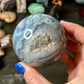 Moss agate sphere