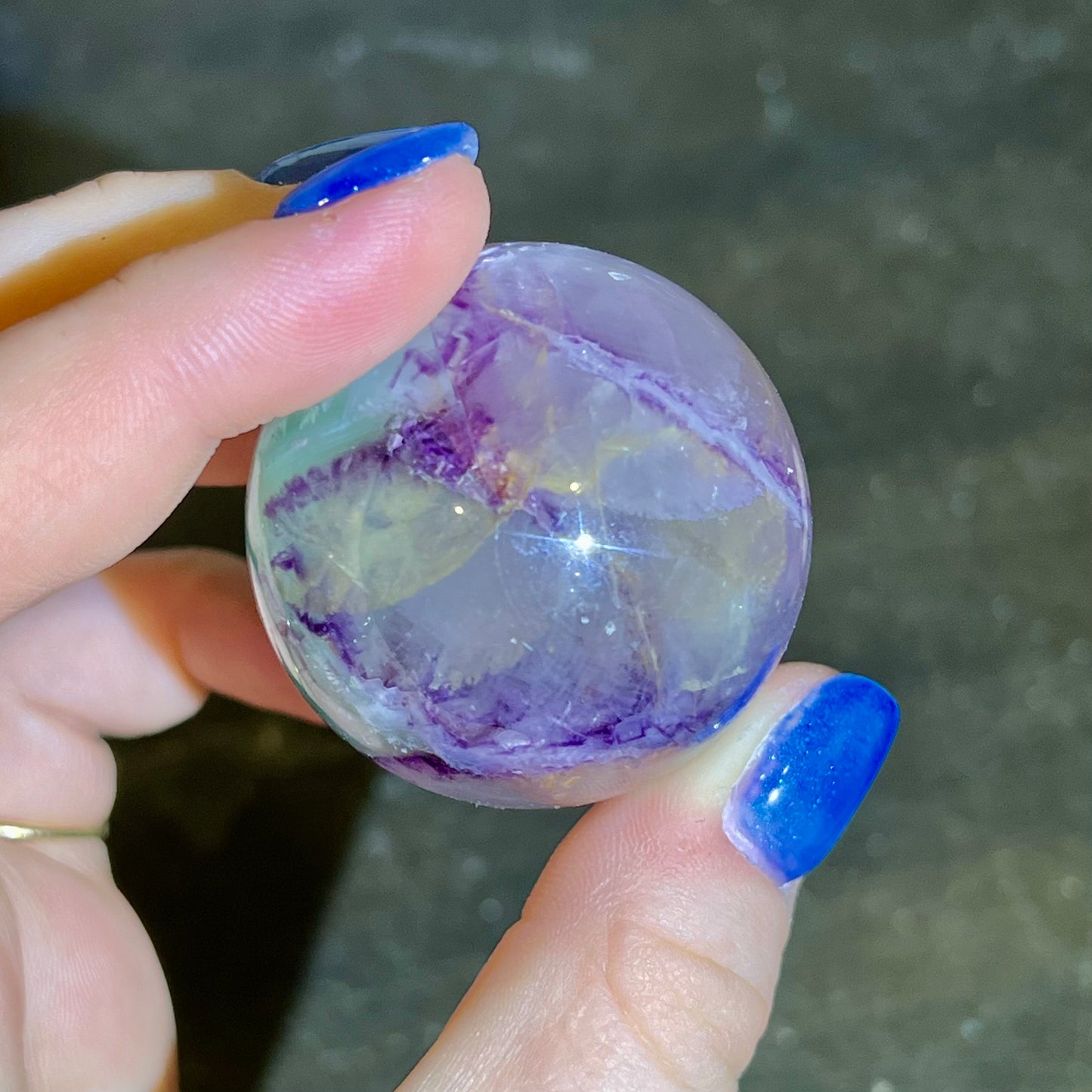 Fluorite sphere