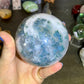 Huge Moss agate sphere