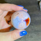 Carnelian Flower agate sphere