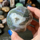 Full Druzy Moss Agate Sphere