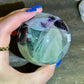 Rainbow Fluorite Sphere