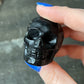 Silver Sheen Obsidian Skull