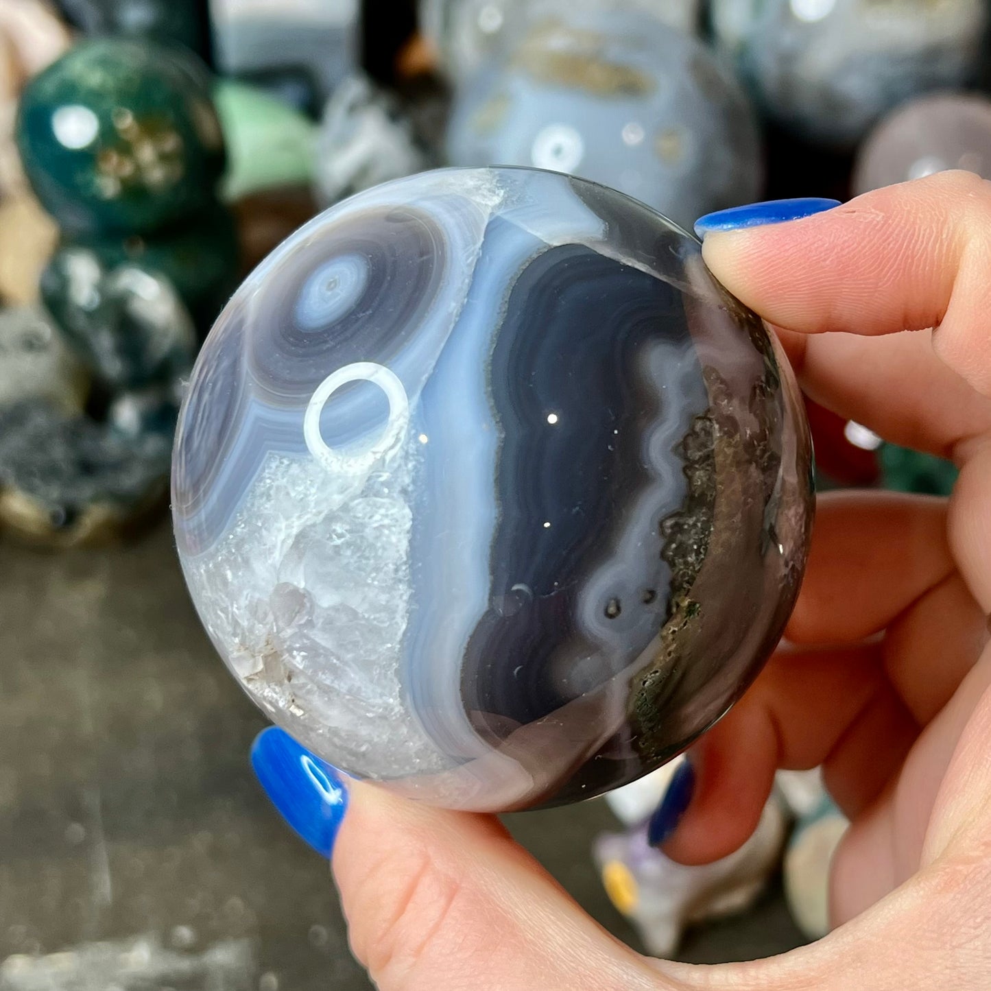 Moss Agate Sphere