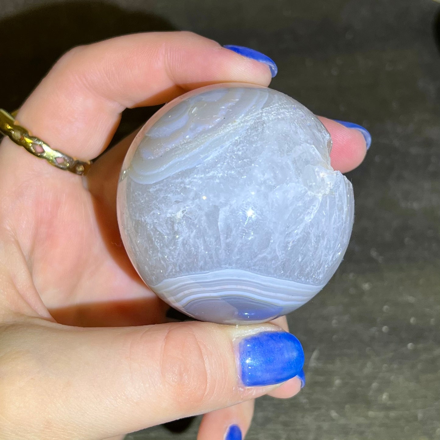 Druzy Agate Sphere