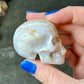 Mexico Crazy Lace Agate Skull