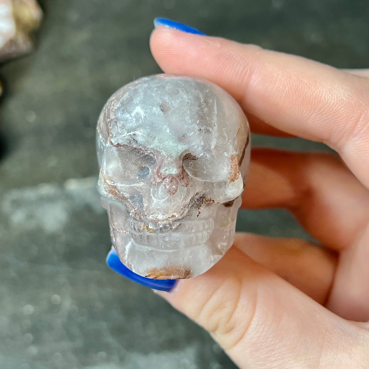 Garden Quartz Skull