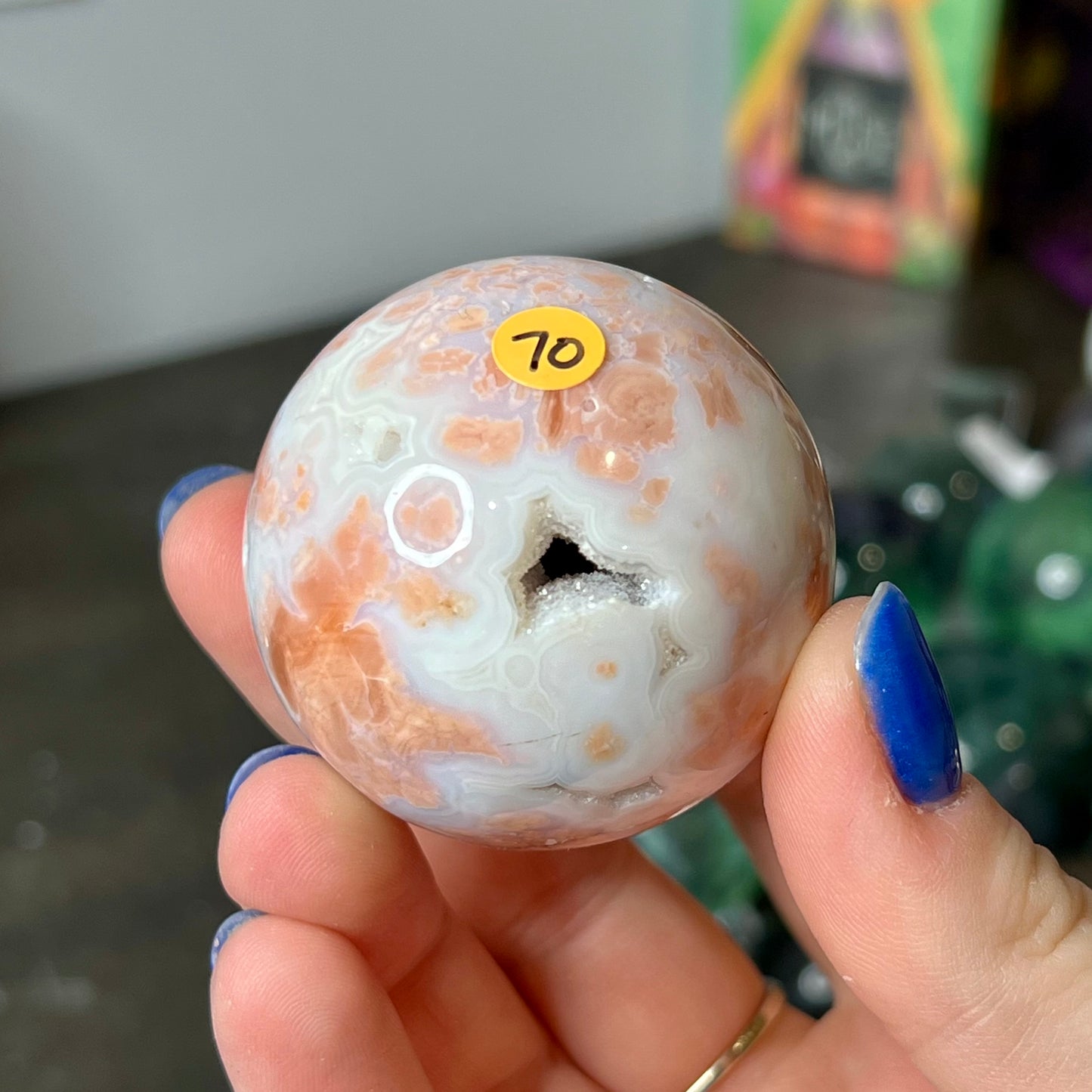 Pink Agate Sphere