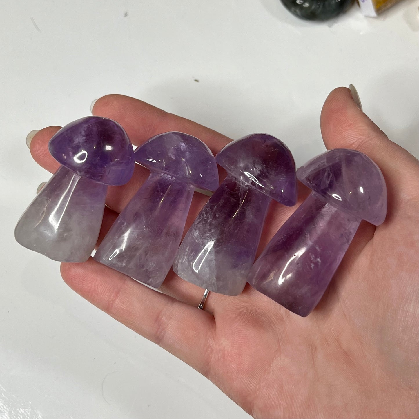 HIGH QUALITY Amethyst Mushroom * Intuitively Chosen*