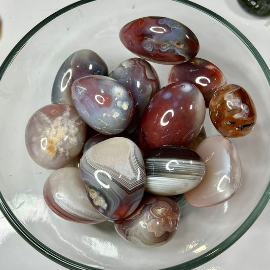 Zimbabwe Agate Palm/tumble