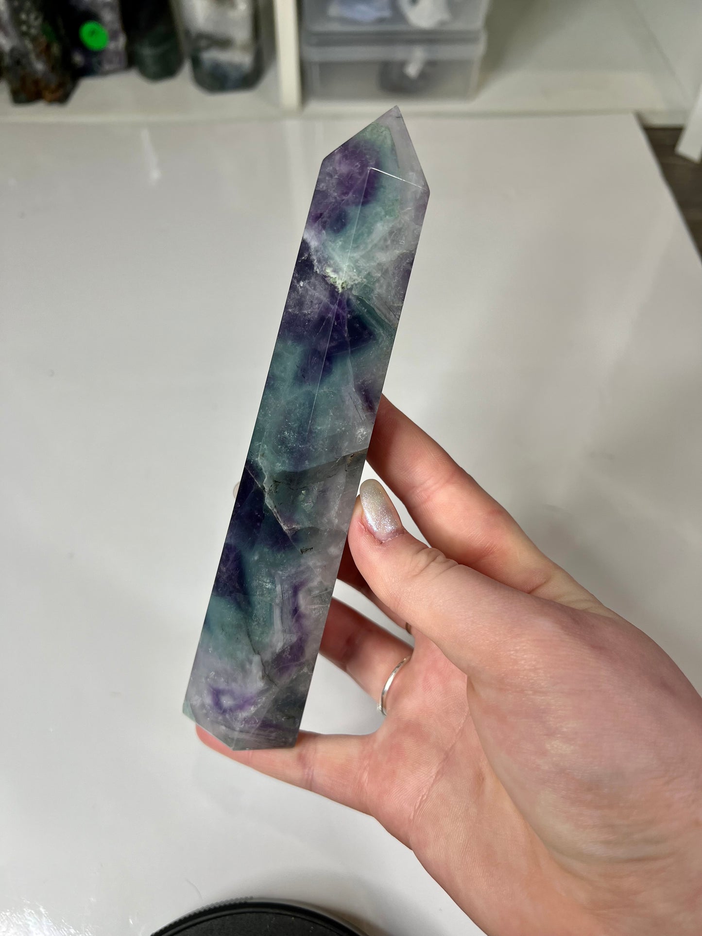 Rainbow Fluorite Tower