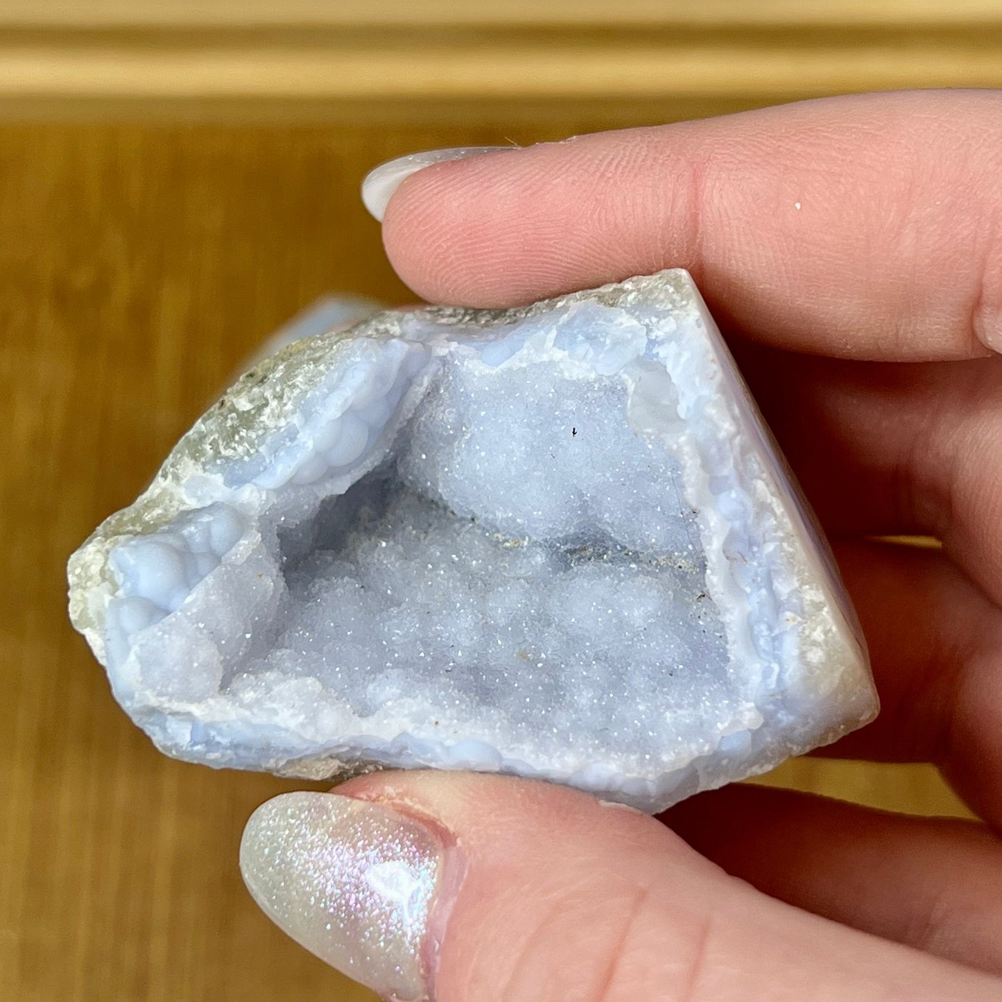 Druzy Blue Lace Agate Raw Specimen * intuitively chosen *