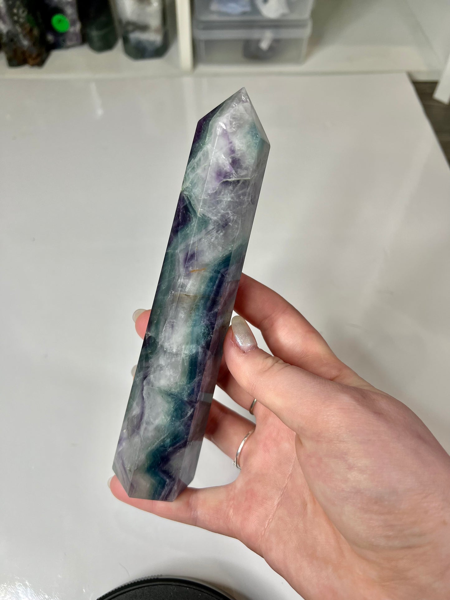 Rainbow Fluorite Tower