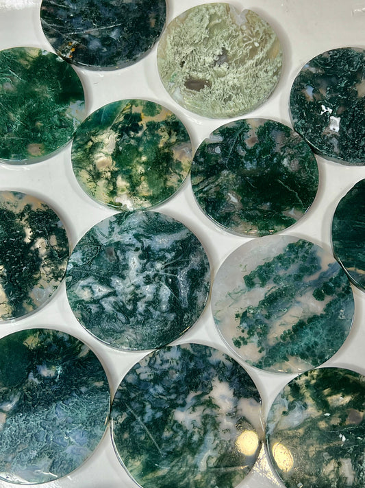 Moss Agate Slabs *Intuitively Chosen*