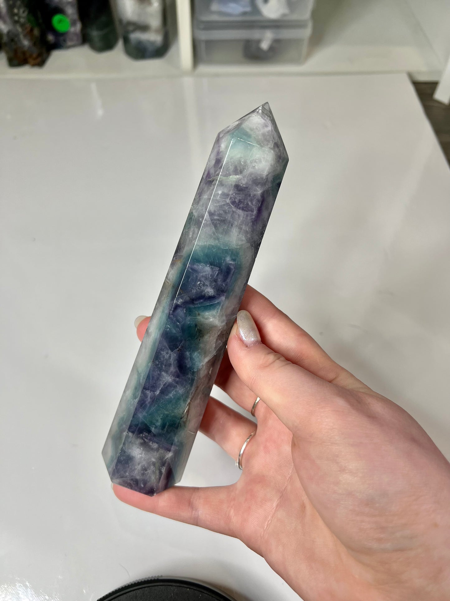 Rainbow Fluorite Tower