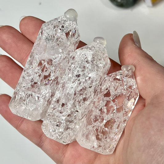 Crackle Quartz Tower