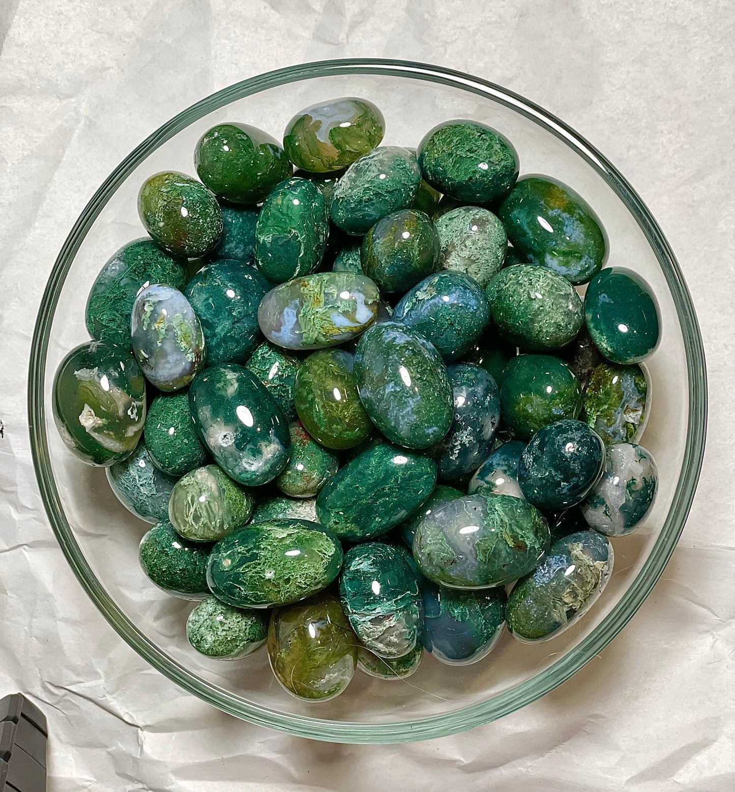 Moss Agate Tumble *Intuitively Chosen*