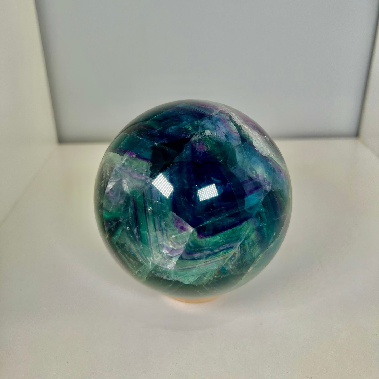 Rainbow Fluorite Sphere