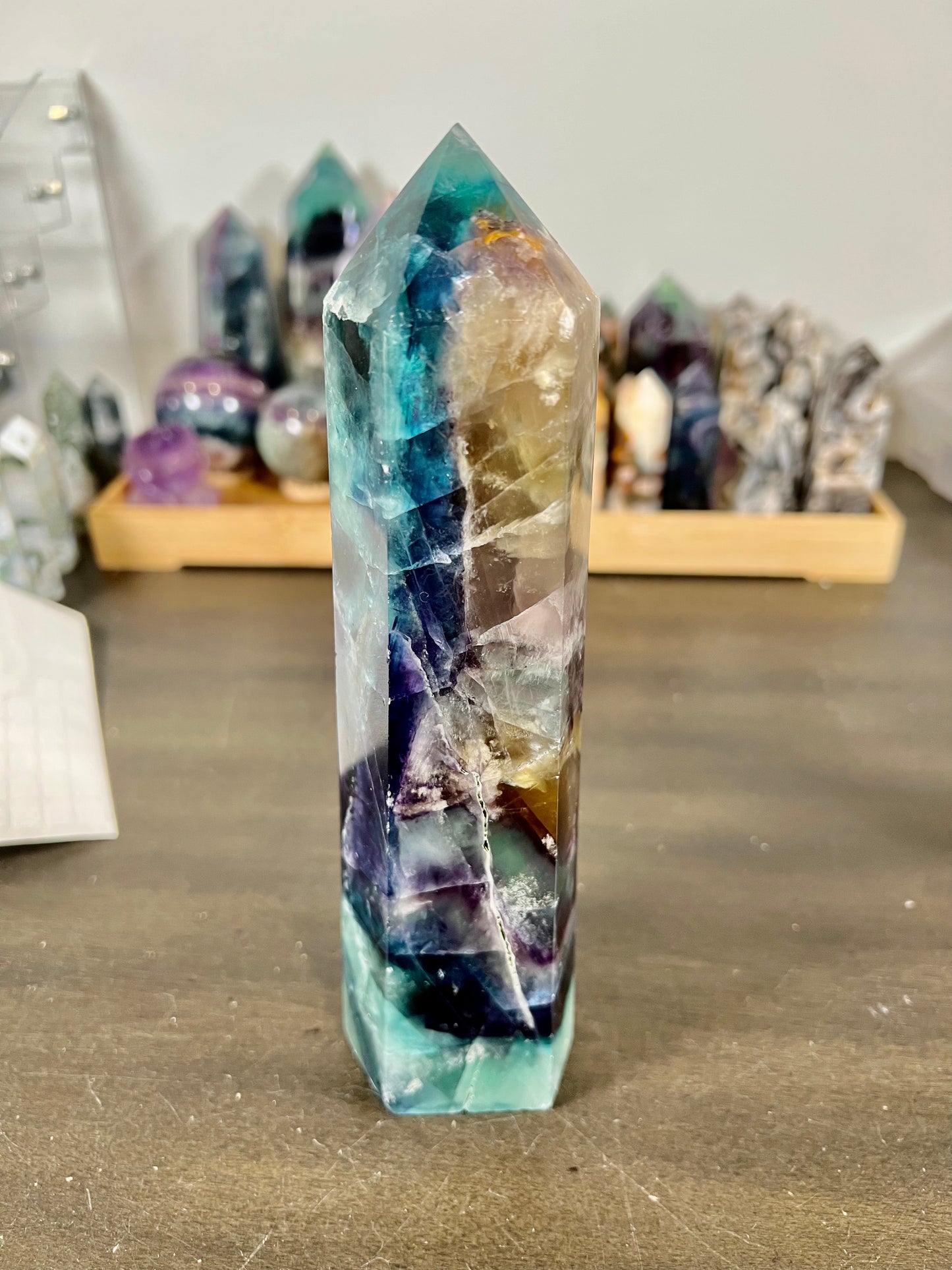 Rainbow Fluorite Tower