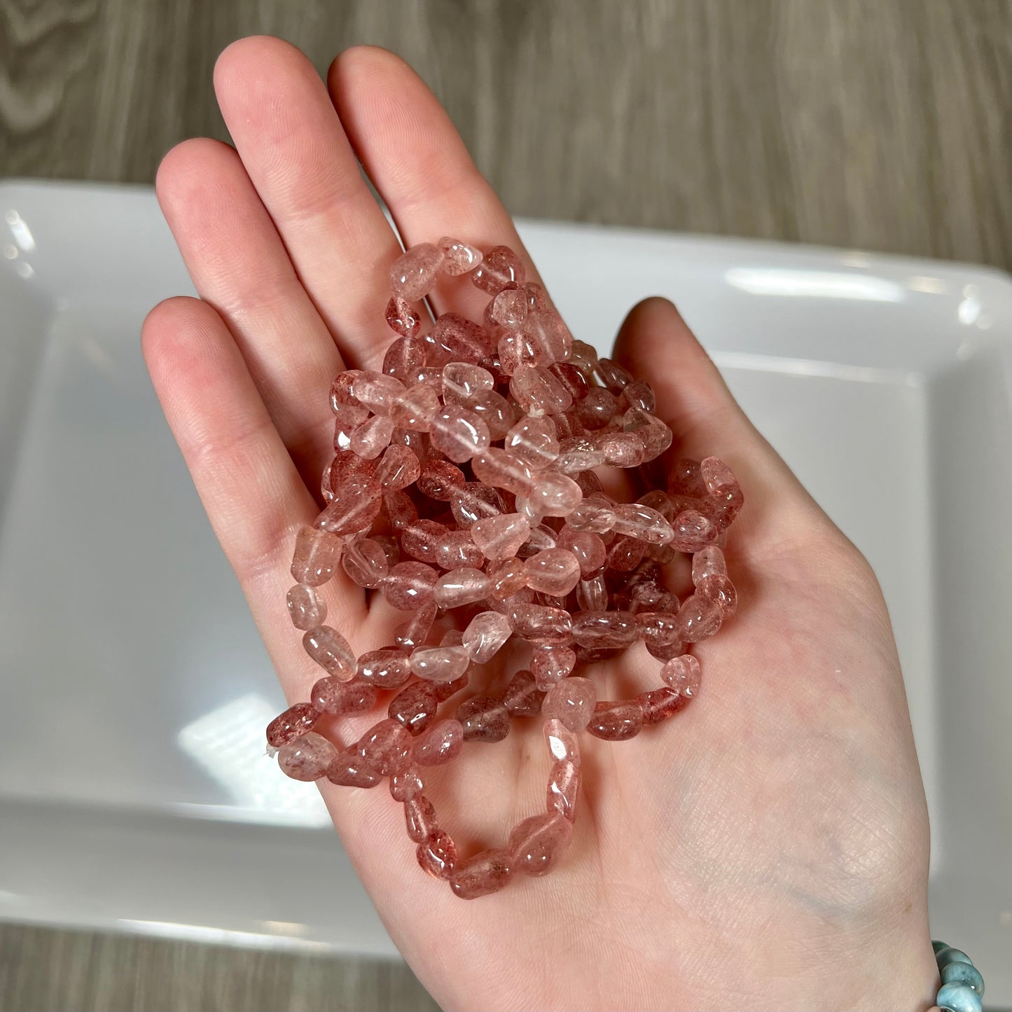 Strawberry Quartz Bracelet