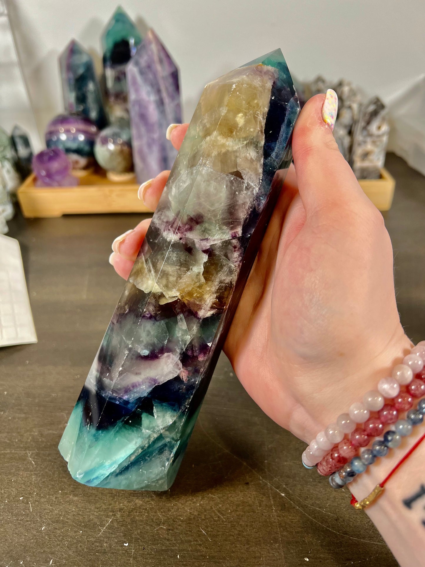 Rainbow Fluorite Tower