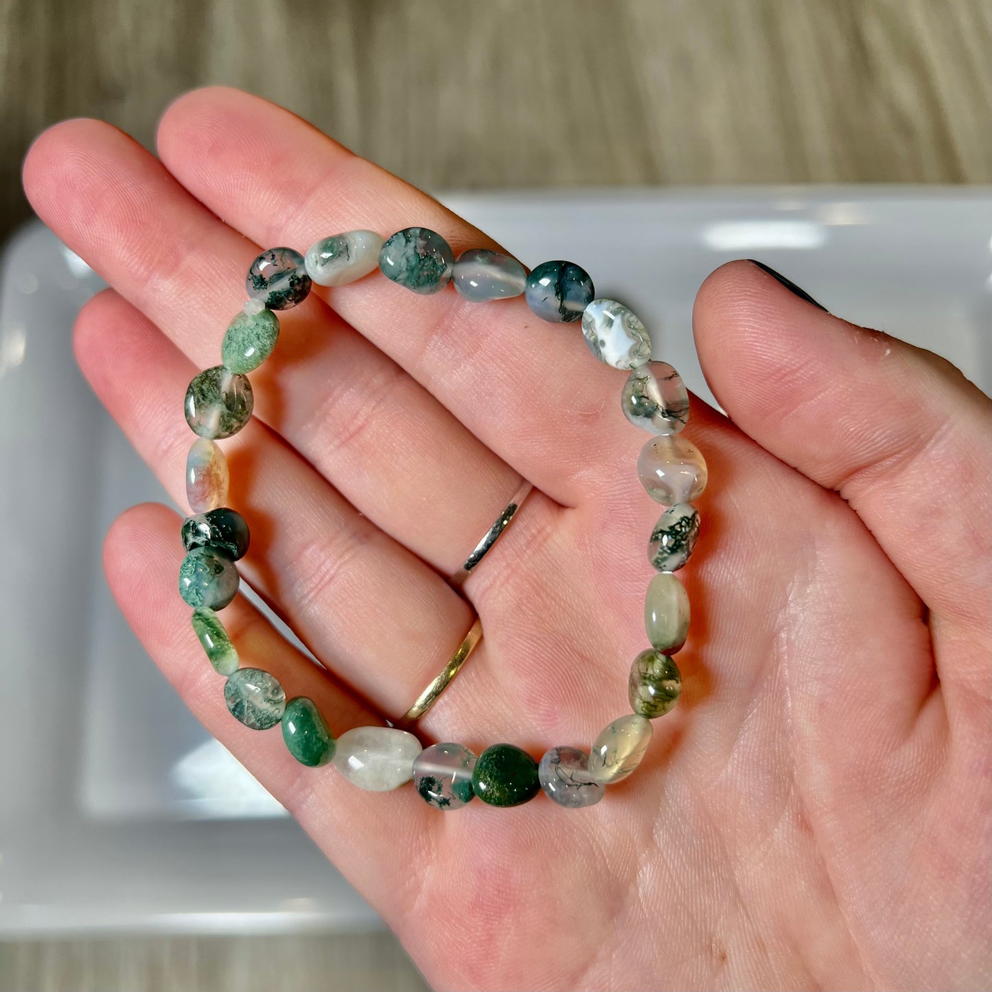 Moss Agate Bracelet