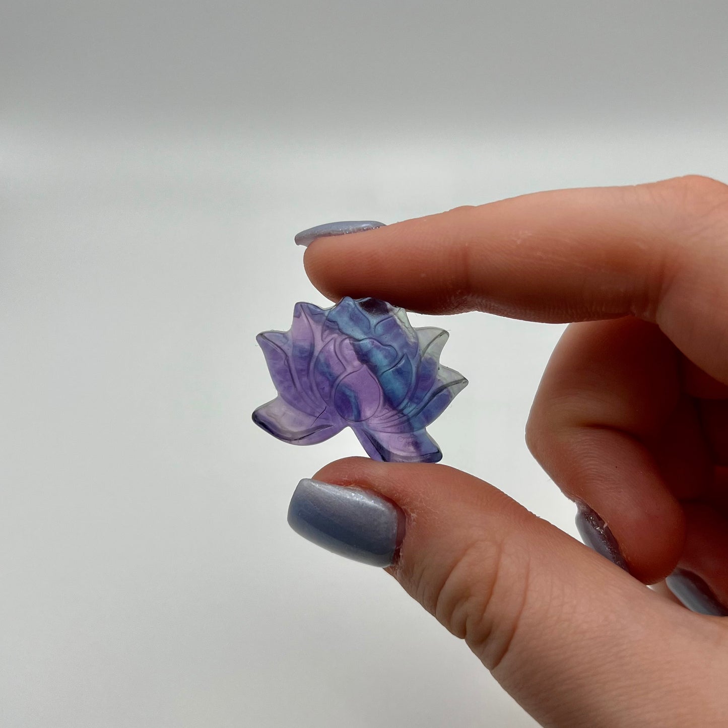 Fluorite Lotus Flower