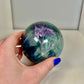 Rainbow Fluorite Sphere