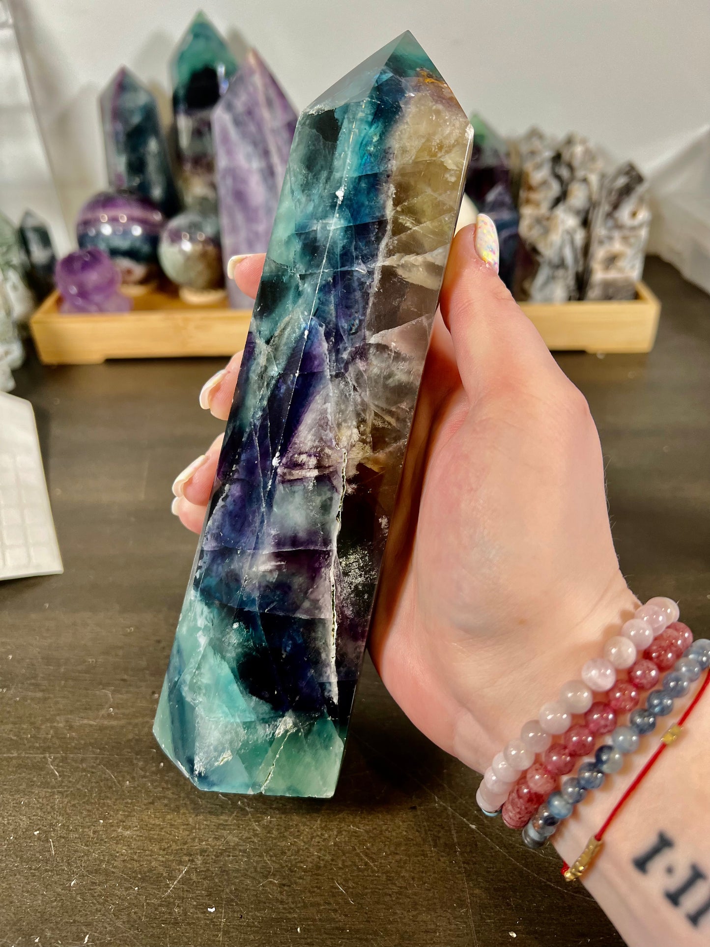 Rainbow Fluorite Tower